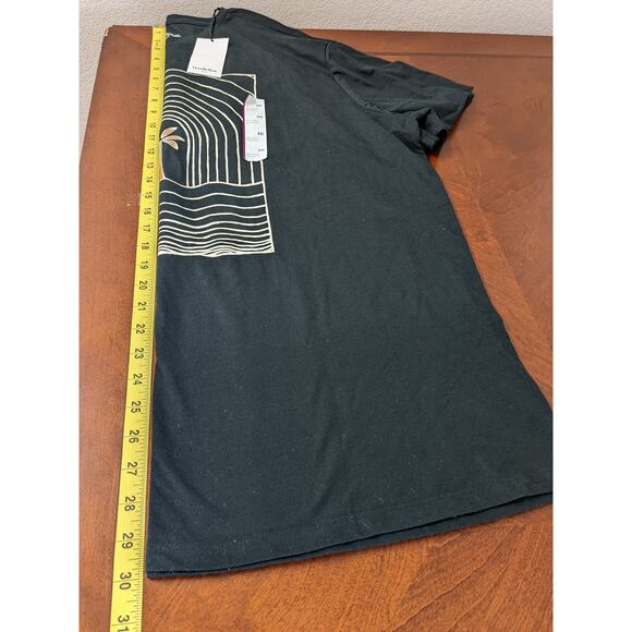 Goodfellow Tshirt XXL Black Casual Mens Palm Tree Tropical Standard Fit Crewneck - Picture 7 of 11